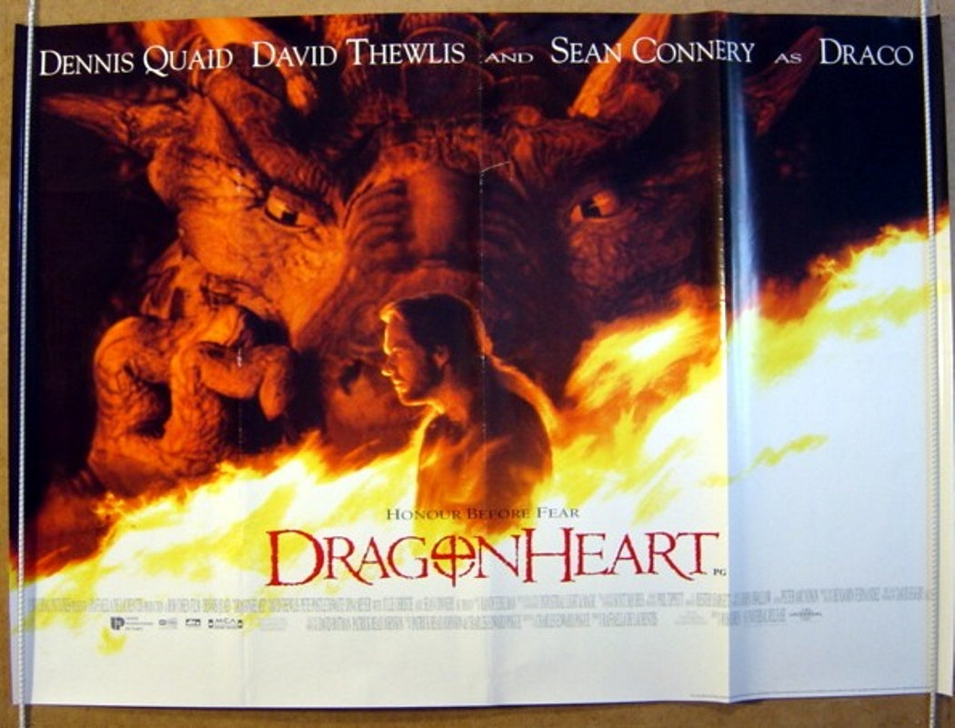 Dragonheart  Original Quad Movie Poster  