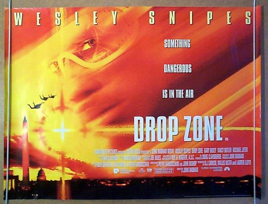 Drop Zone  Original Quad Movie Poster  