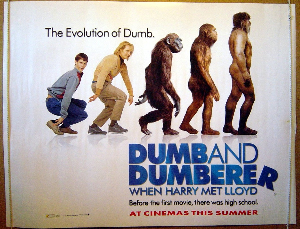 Dumb And Dumberer  (Teaser)  Original Quad Movie Poster  