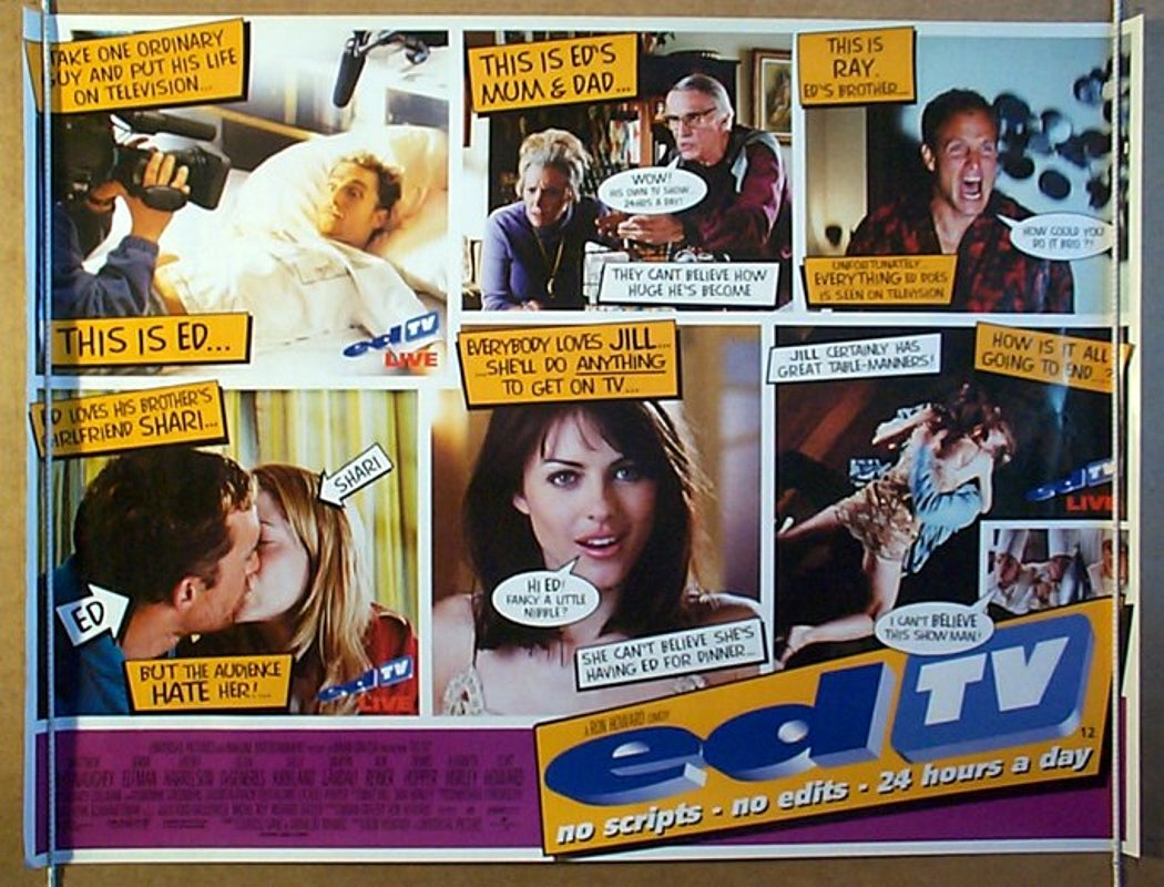 ED TV  Original Quad Movie Poster  