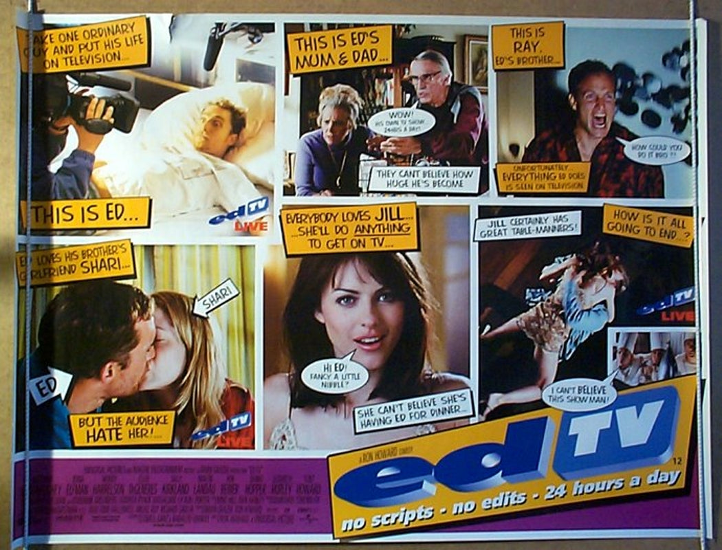 ED TV  Original Quad Movie Poster  