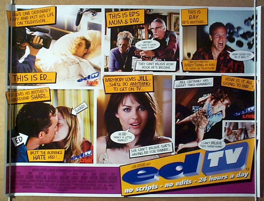 ED TV  Original Quad Movie Poster  