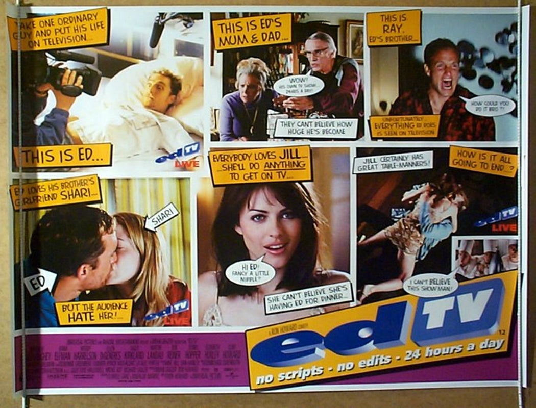 ED TV  Original Quad Movie Poster  