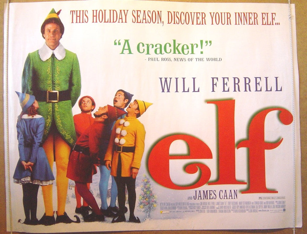 Elf  Original Quad Movie Poster  