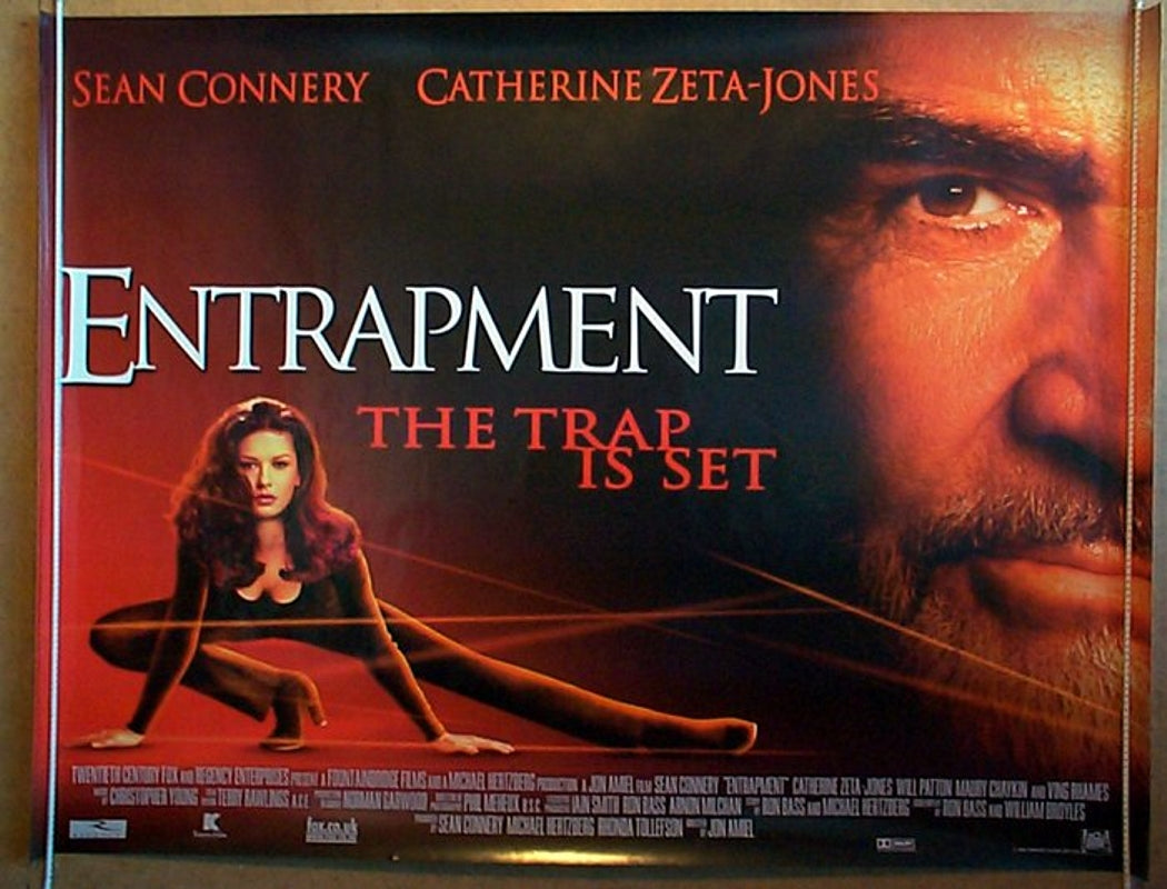 Entrapment  Original Quad Movie Poster  