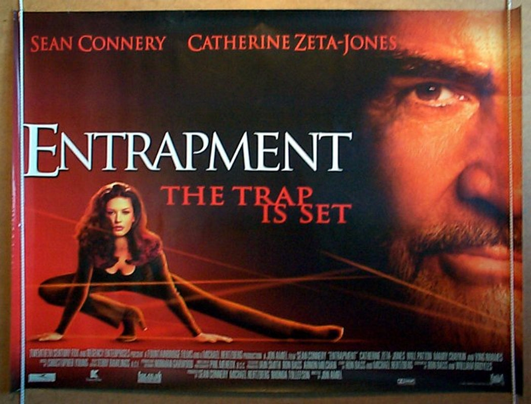 Entrapment  Original Quad Movie Poster  