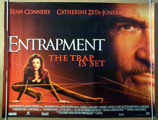 Entrapment  Original Quad Movie Poster  