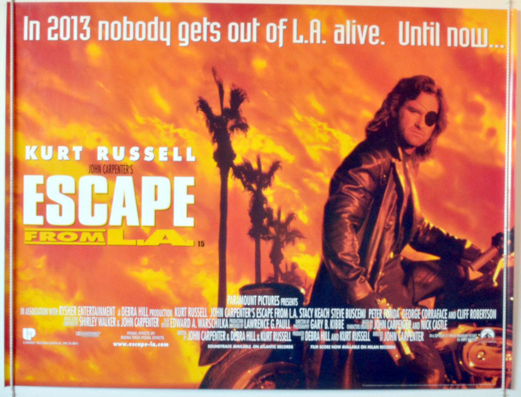 Escape From L.A   Original British Quad Poster - Movie Poster 