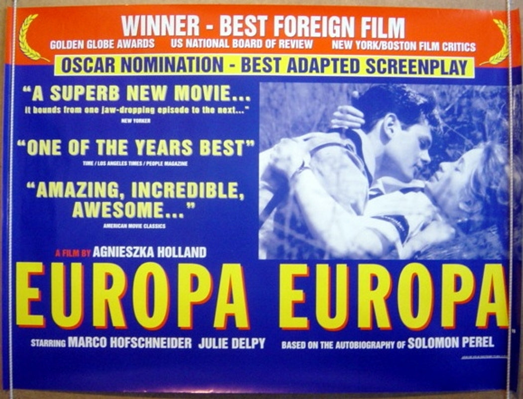 Europa Europa  Original Quad Movie Poster  