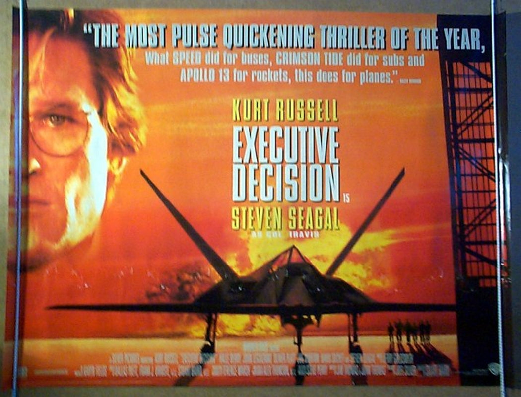 Executive Decision  Original Quad Movie Poster  