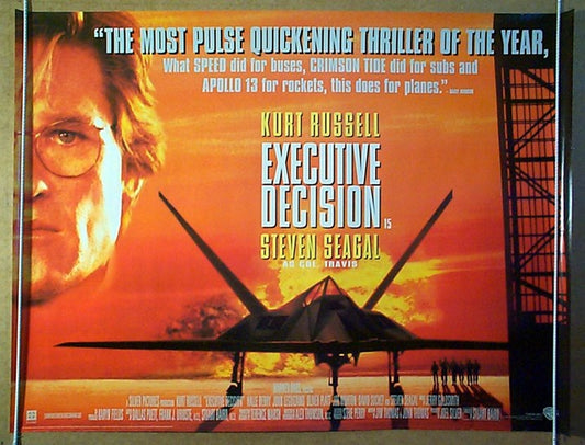 Executive Decision  Original Quad Movie Poster  