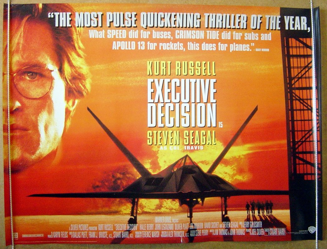 Executive Decision  Original Quad Movie Poster  