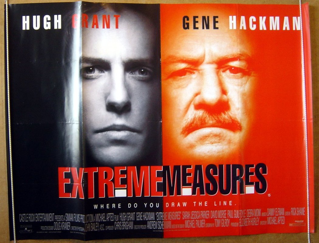 Extreme Measures  Original Quad Movie Poster  