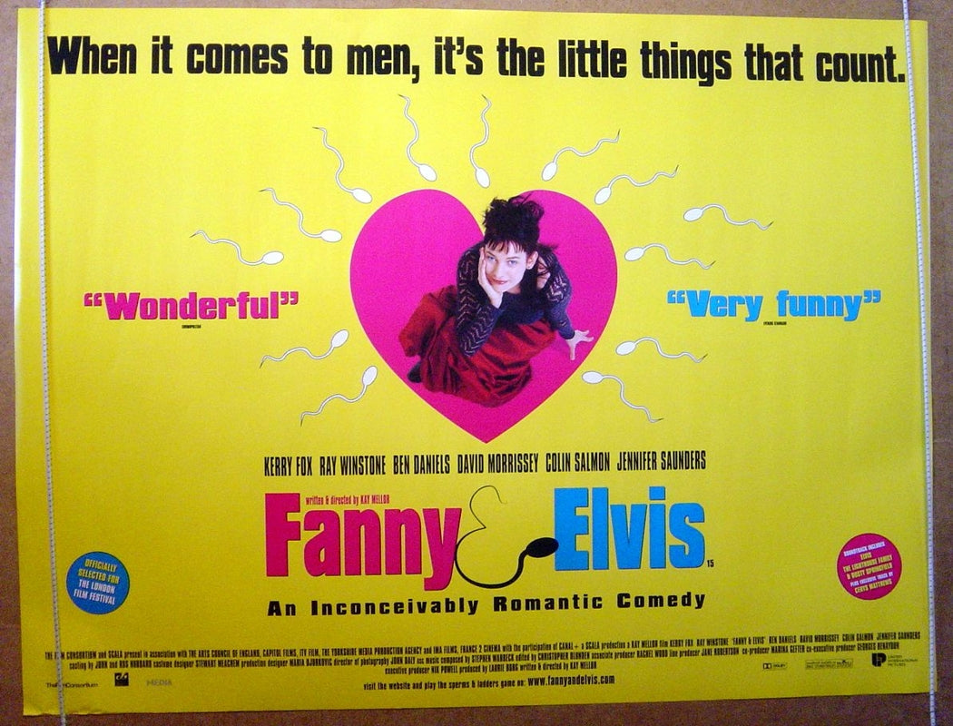 Fanny And Elvis  (Kerry Fox Version)  Original Quad Movie Poster  