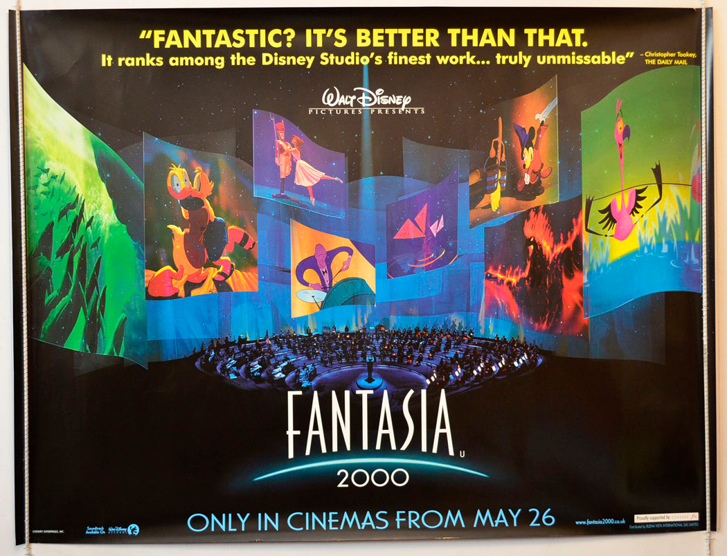 Fantasia 2000 Original British Quad Poster - Movie Poster