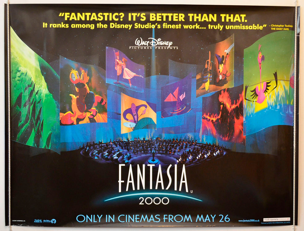 Fantasia 2000 Original British Quad Poster - Movie Poster