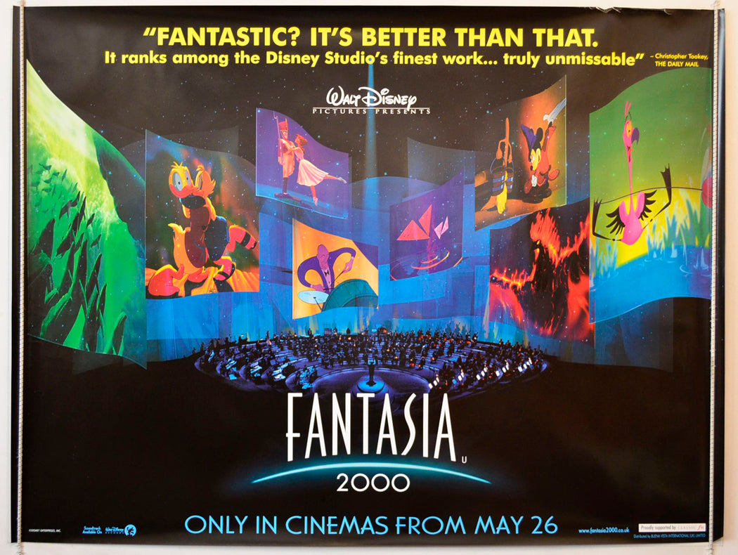 Fantasia 2000 Original British Quad Poster - Movie Poster