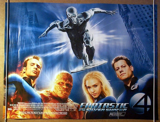 Fantastic Four : Rise Of The Silver Surfer  Original Quad Movie Poster  