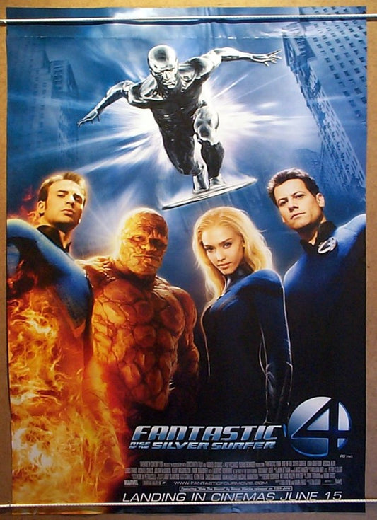 Fantastic Four : Rise Of The Silver Surfer  One Sheet Movie Poster