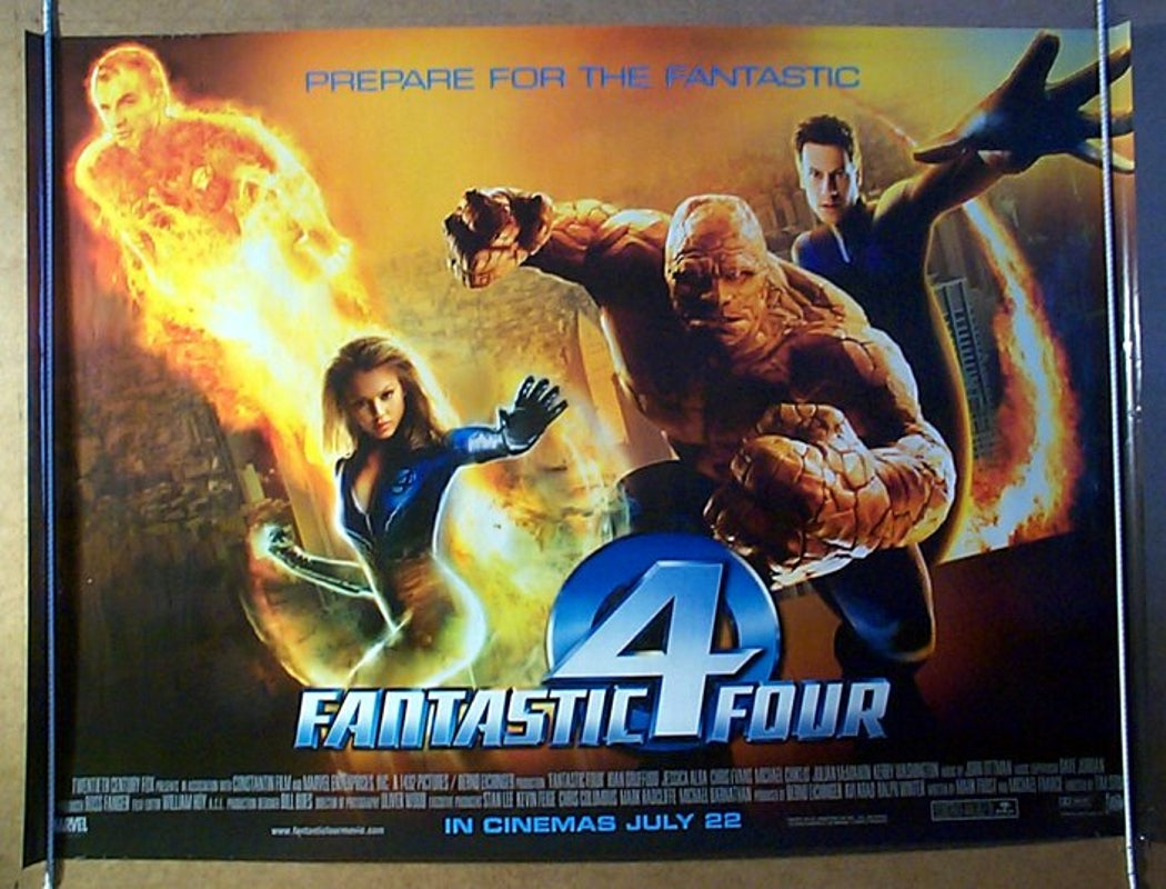 Fantastic Four  Original Quad Movie Poster  