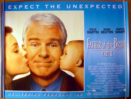 Father Of The Bride Part II  Original Quad Movie Poster  