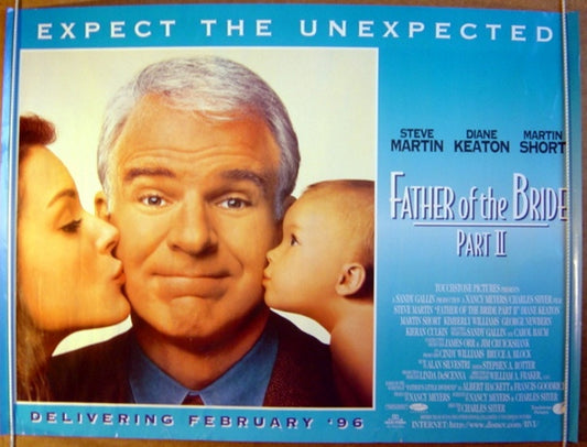 Father Of The Bride Part II  Original Quad Movie Poster  