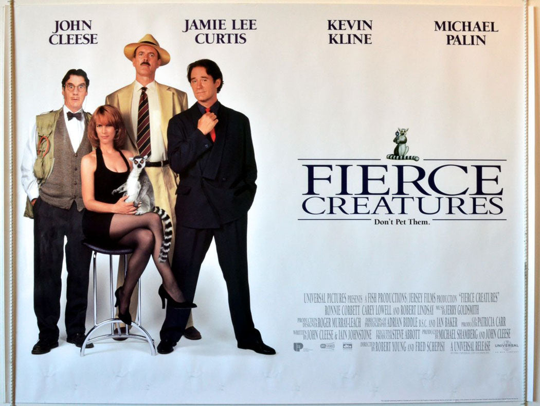 Fierce Creatures   Original British Quad Poster - Movie Poster 