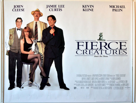 Fierce Creatures   Original British Quad Poster - Movie Poster 