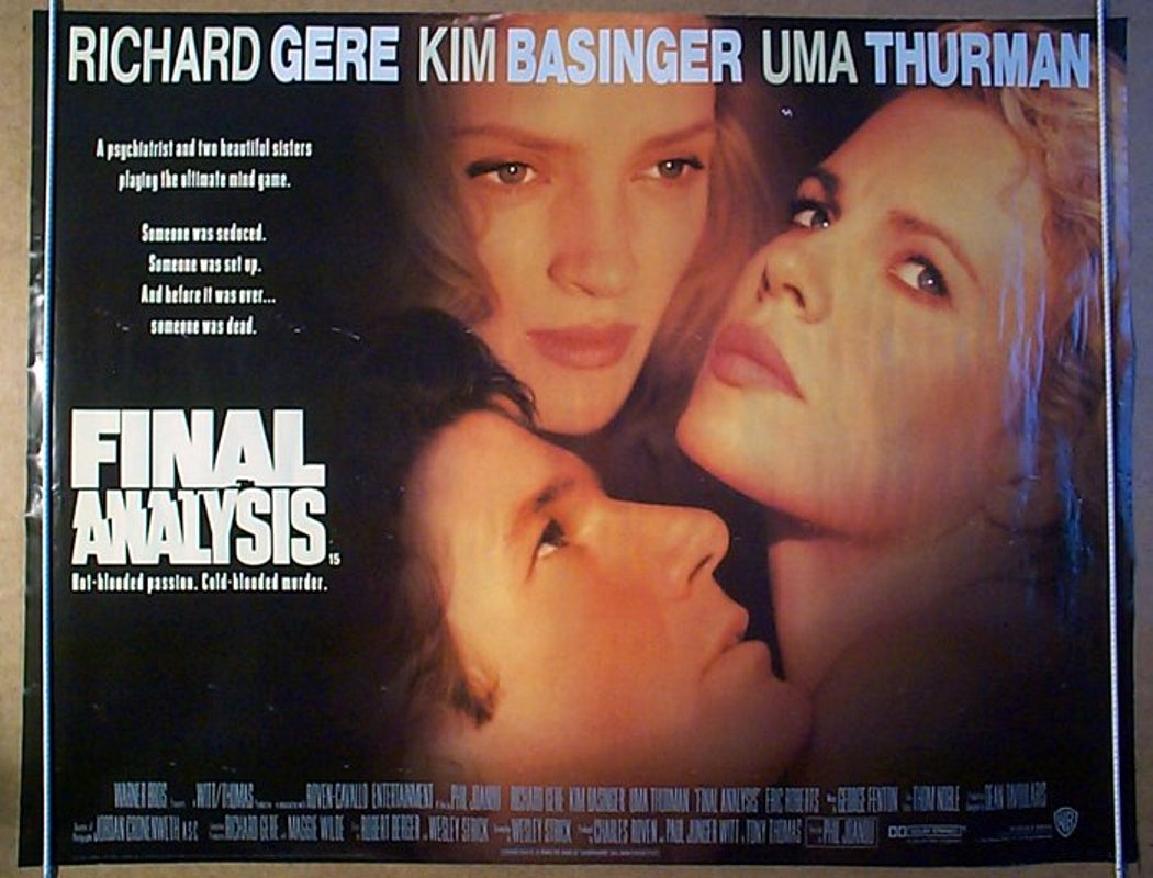 “Final Analysis” Original Quad Movie Poster – pastposters