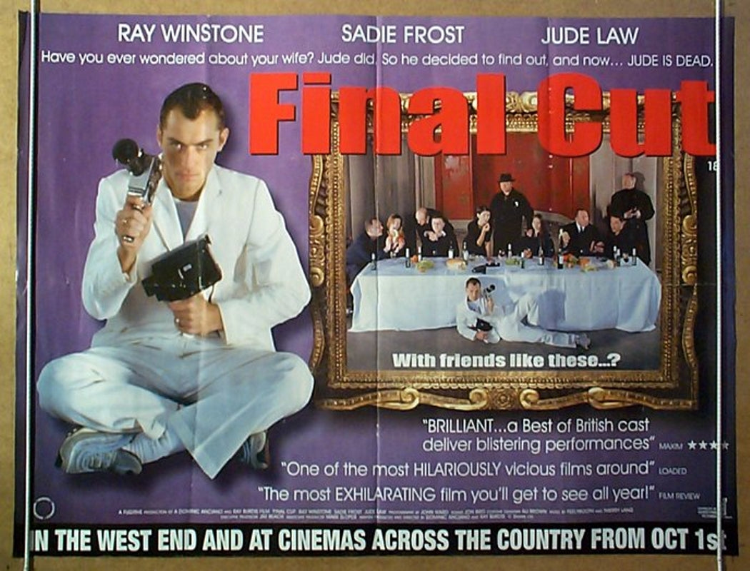 Final Cut  Original Quad Movie Poster  