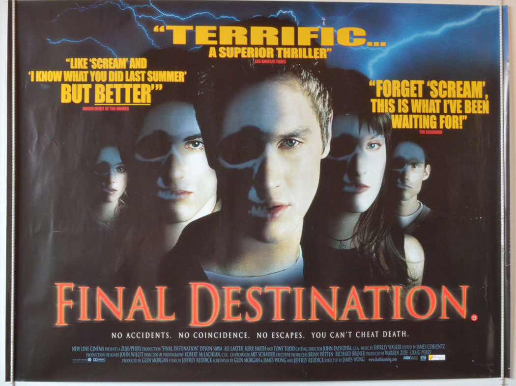 Final Destination   Original British Quad Poster - Movie Poster 