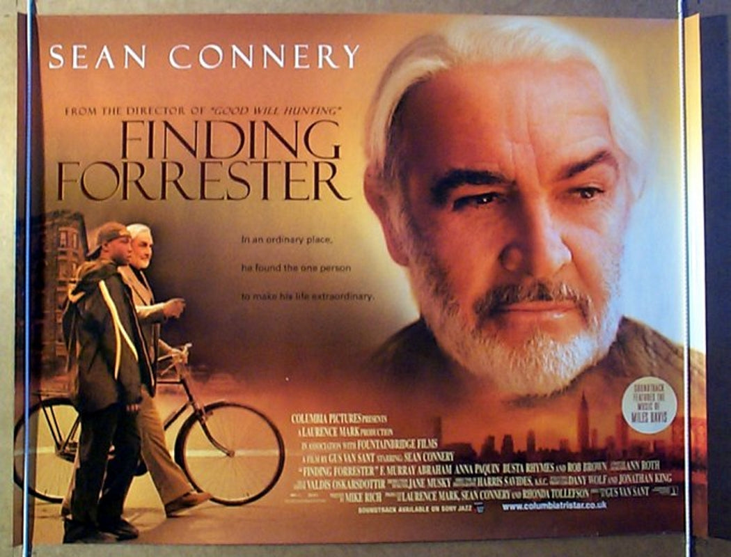 Finding Forrester  Original Quad Movie Poster  