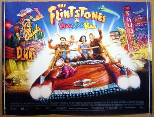 Flintstones In Viva Rock Vegas (The)  Original Quad Movie Poster  