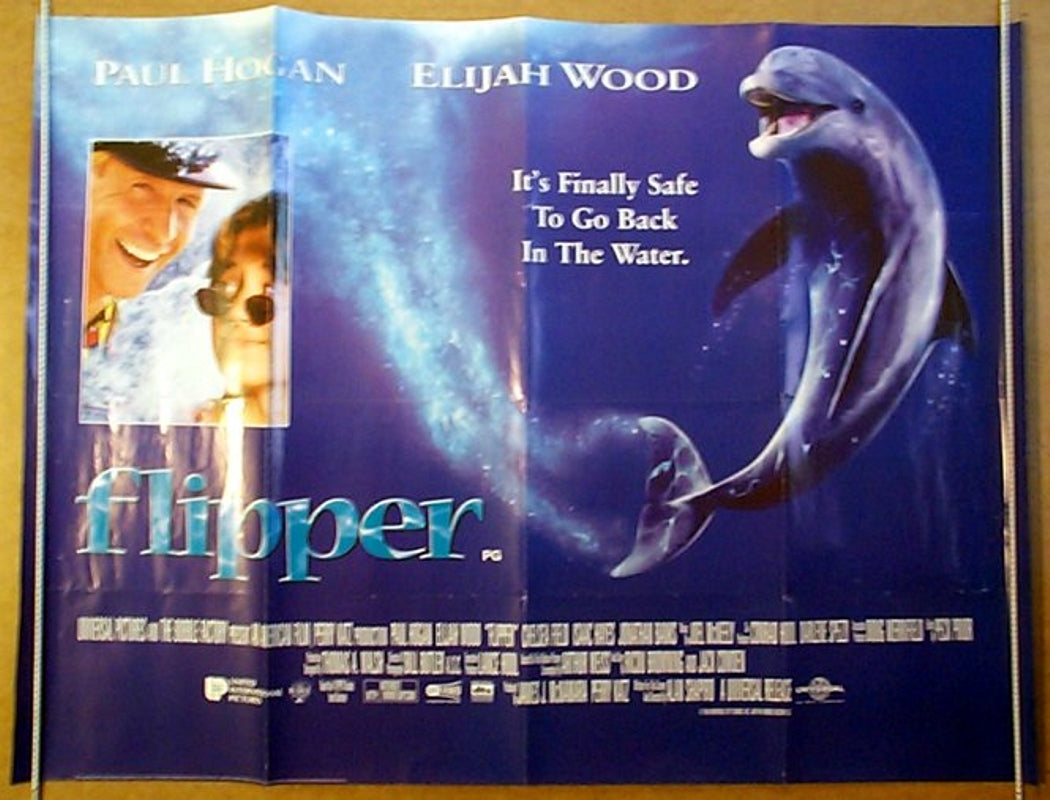 Flipper  Original Quad Movie Poster  