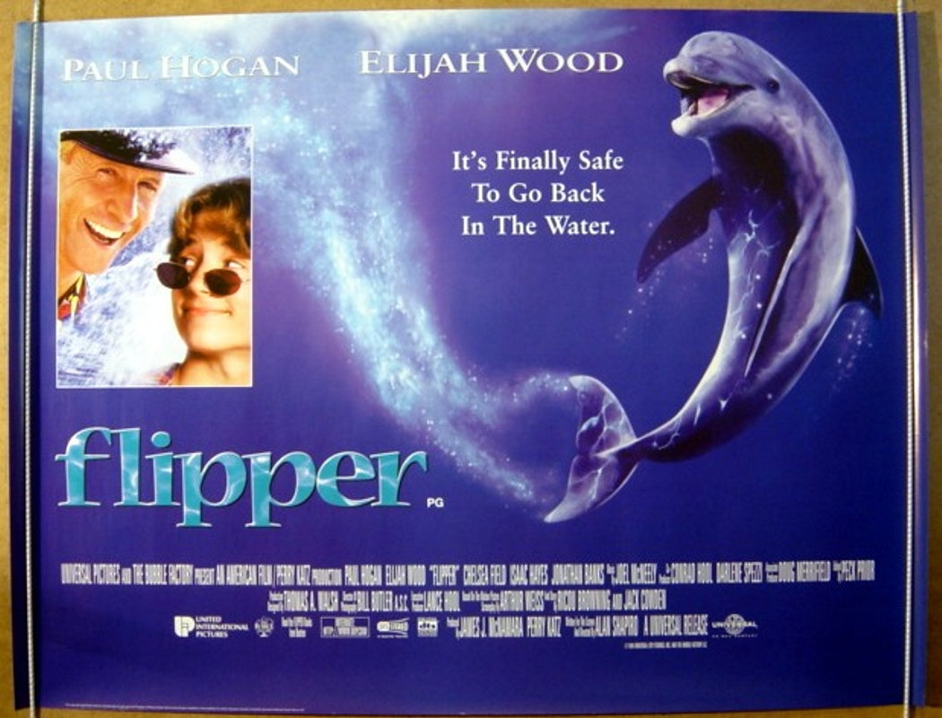 Flipper  Original Quad Movie Poster  