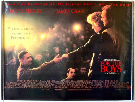 For The Boys   Original British Quad Poster - Movie Poster 