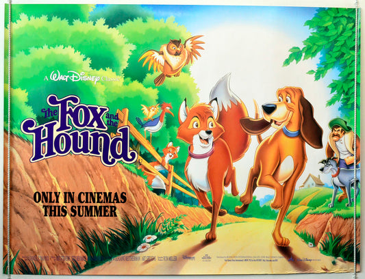 The Fox And The Hound Original British Quad Poster - Movie Poster