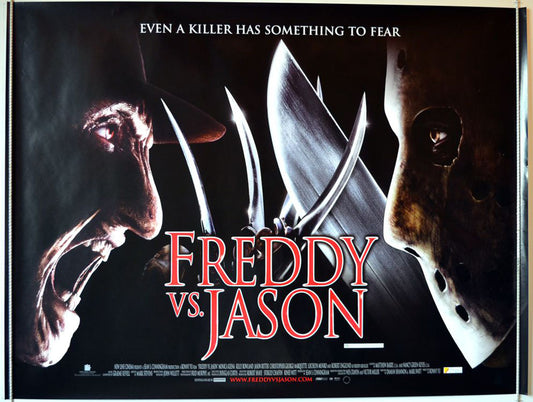 Freddy vs Jason  Original Quad Movie Poster  