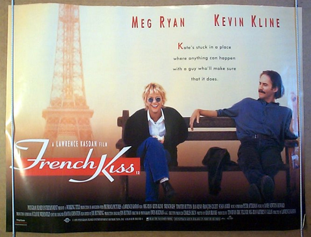 French Kiss  Original Quad Movie Poster  