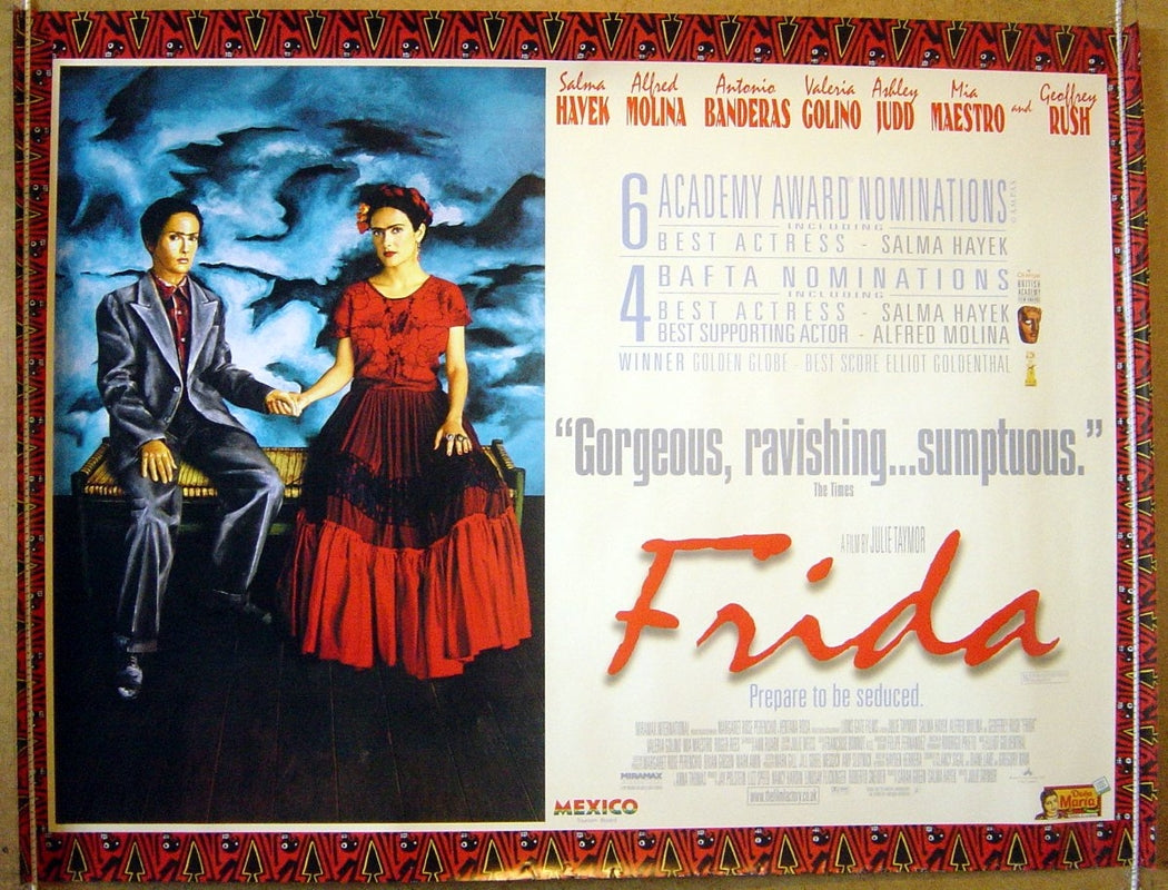 Frida  Original Quad Movie Poster  