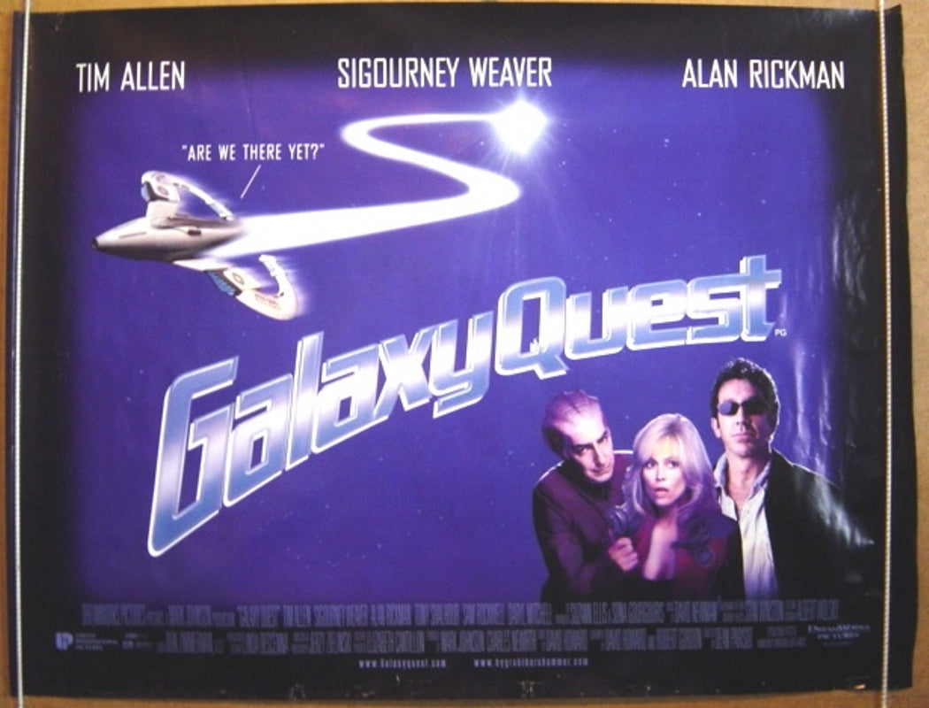 Galaxy Quest  Original Quad Movie Poster  