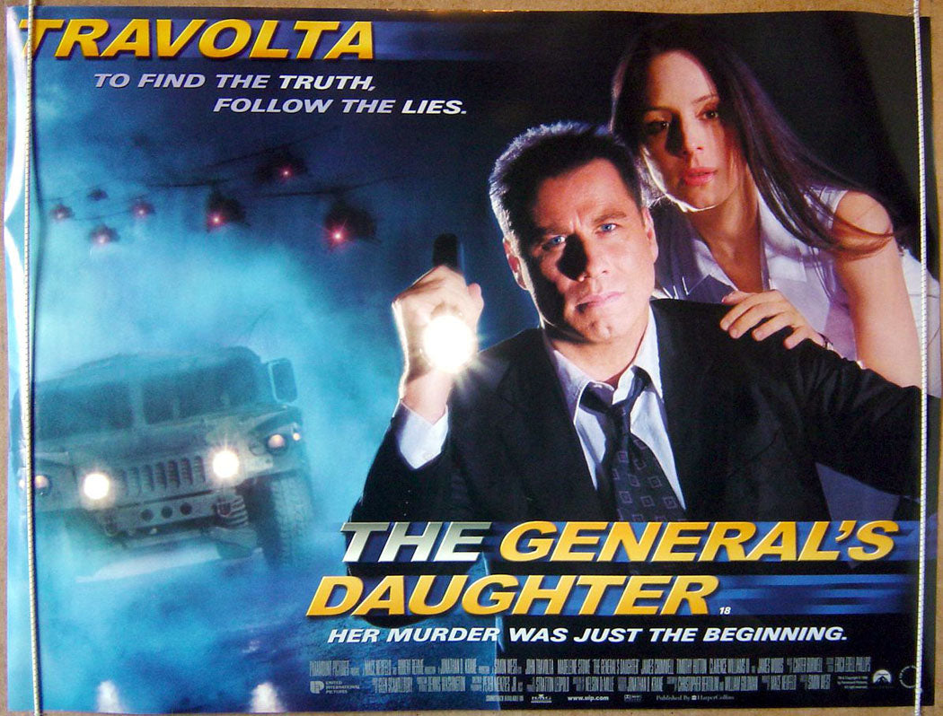 The General's Daughter  Original Quad Movie Poster  