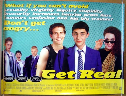 Get Real  Original Quad Movie Poster  