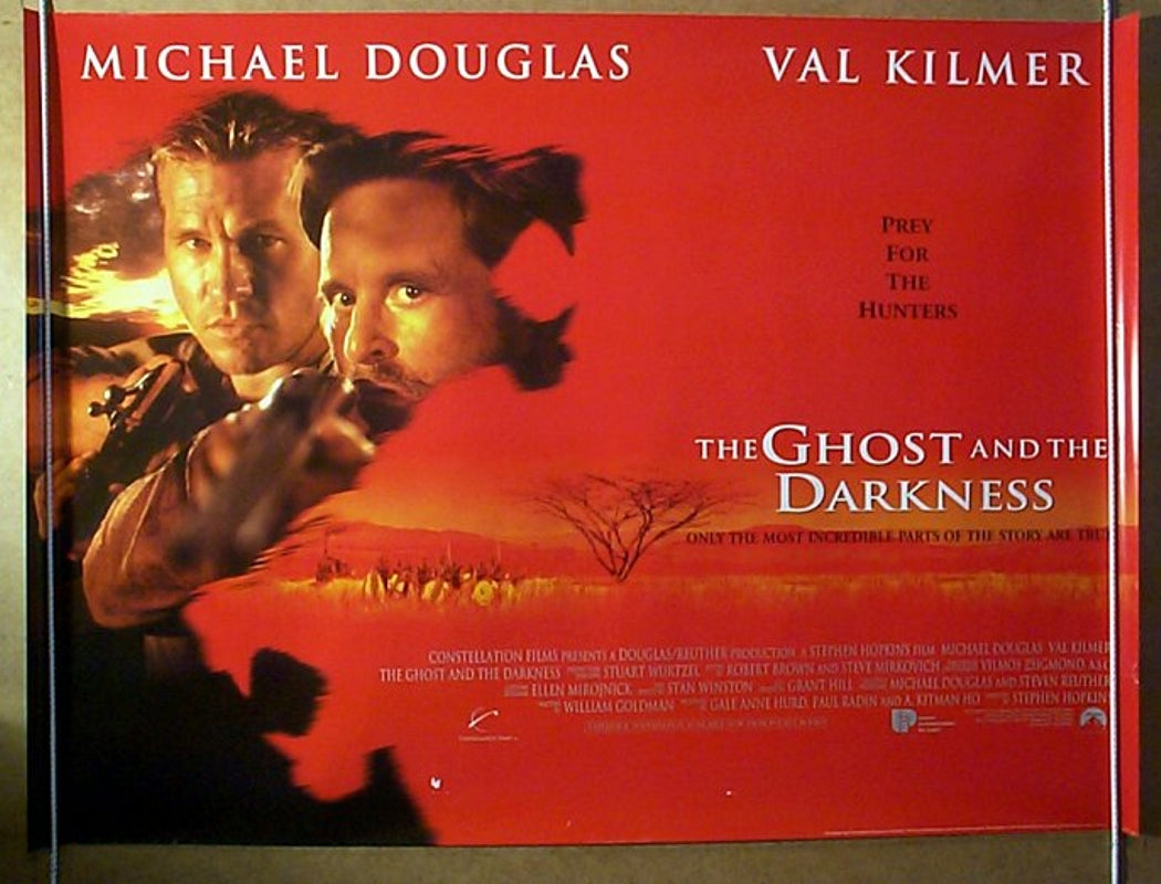 The Ghost And The Darkness  Original Quad Movie Poster  