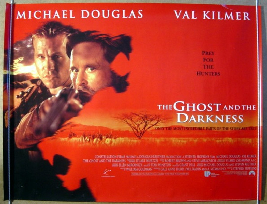 The Ghost And The Darkness  Original Quad Movie Poster  