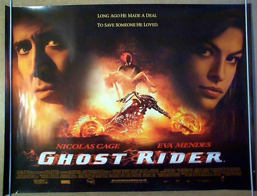 Ghost Rider  Original Quad Movie Poster  