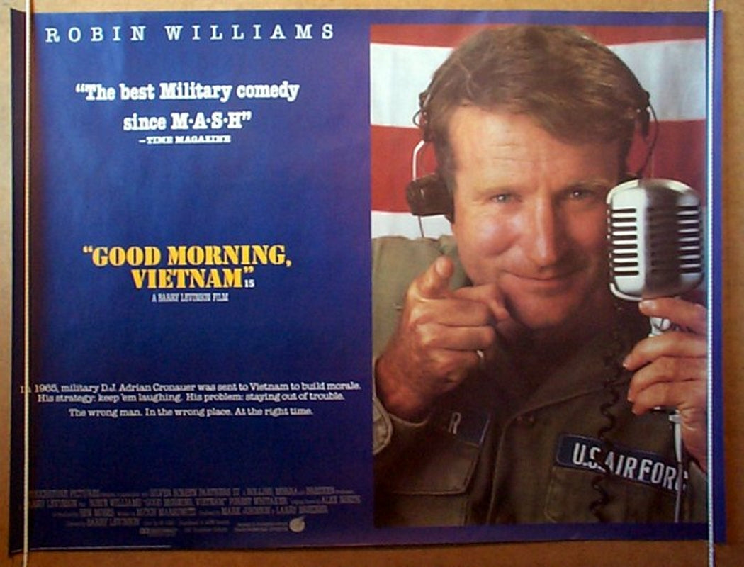 Good Morning Vietnam  Original Quad Movie Poster  