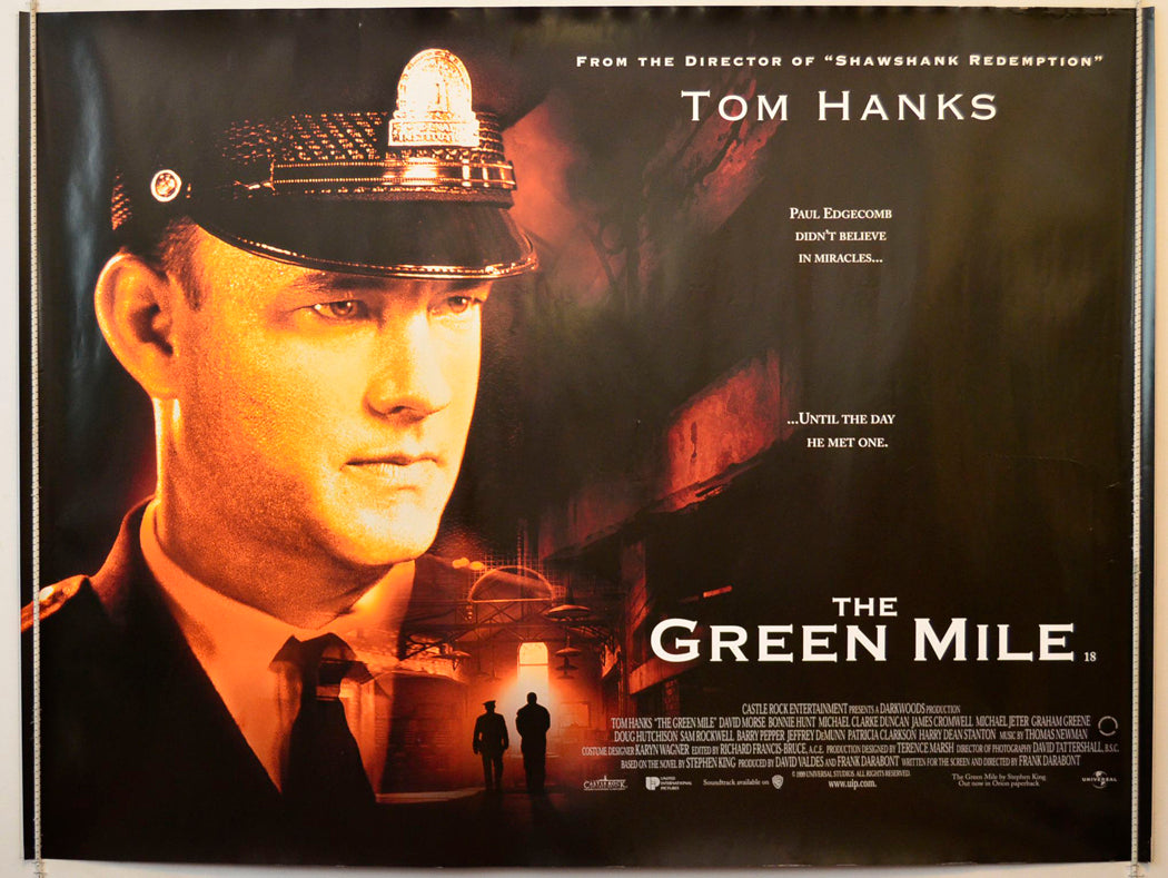 The Green Mile Original British Quad Poster - Movie Poster