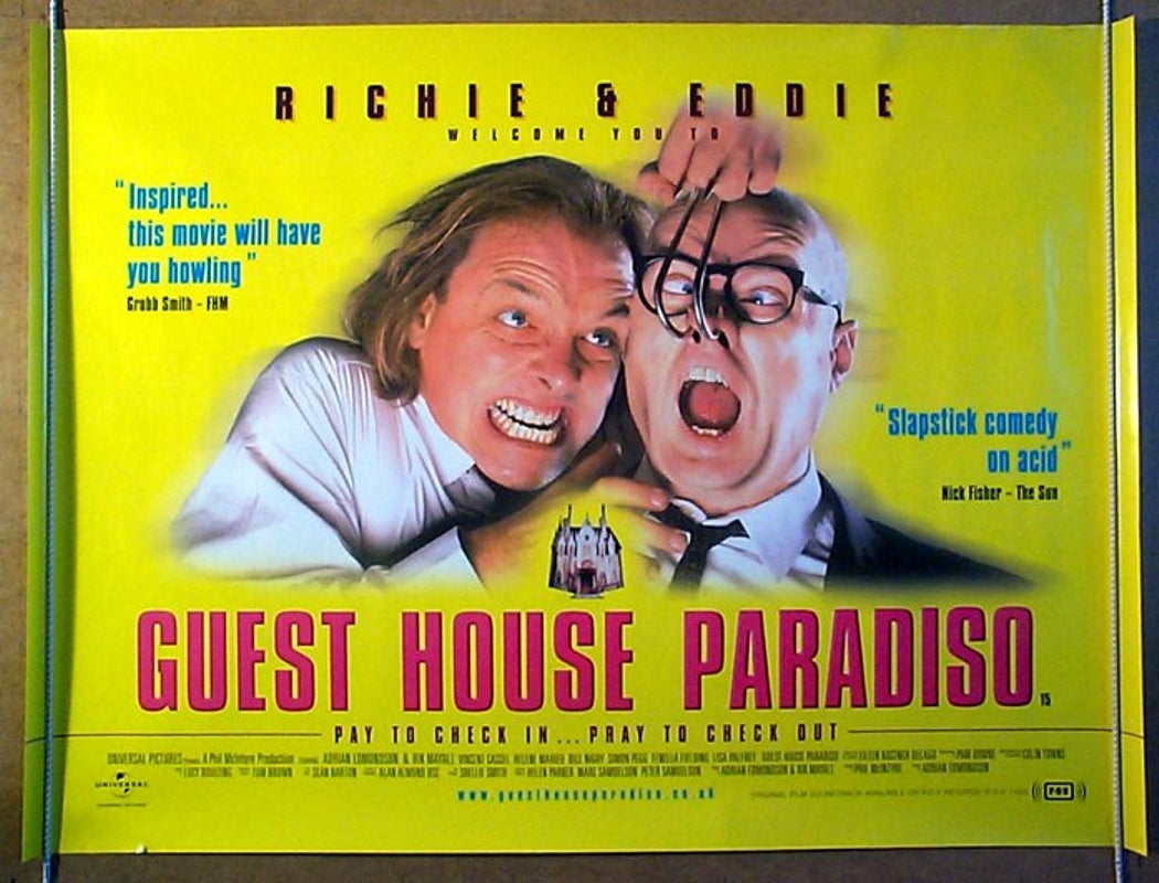 Guest House Paradiso  Original Quad Movie Poster  