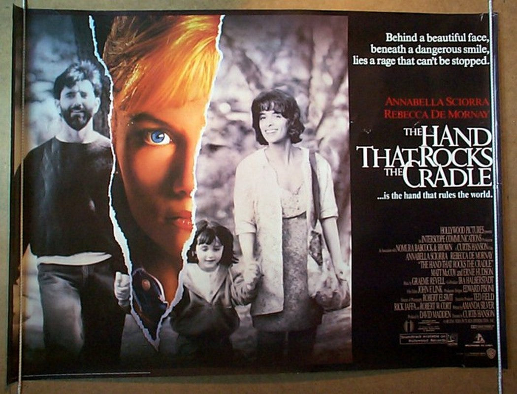 Hand That Rocks The Cradle (The)  Original Quad Movie Poster  